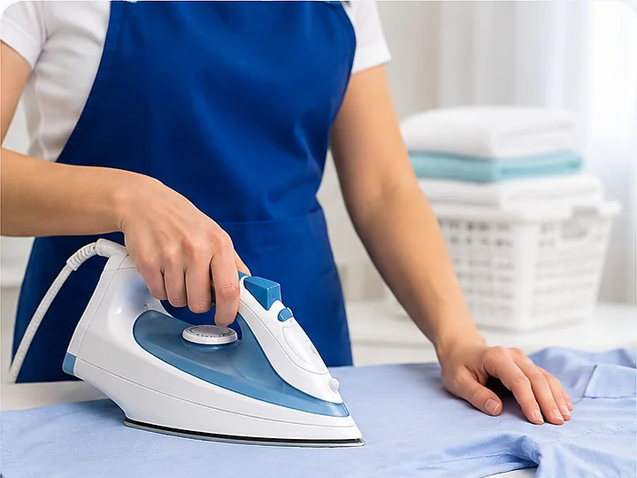 Servicio profesional de planchado de ropa